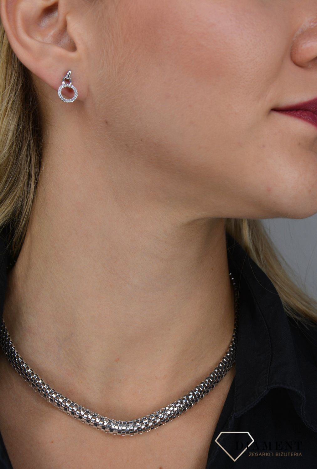 Srebrny naszyjnik Fope wyraźny 40 cm ZA1291.jpg